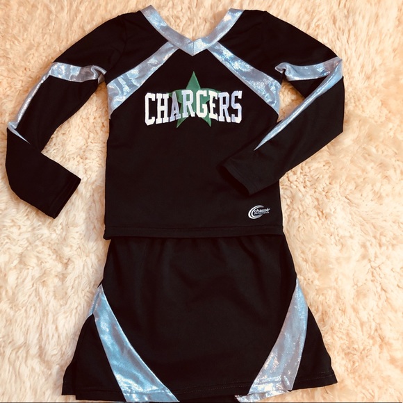 Chargers Cheerleaders Outfit 2 Pc - Picture 2 of 7